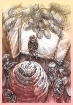 2  иллюстрация Три толстяка Торт